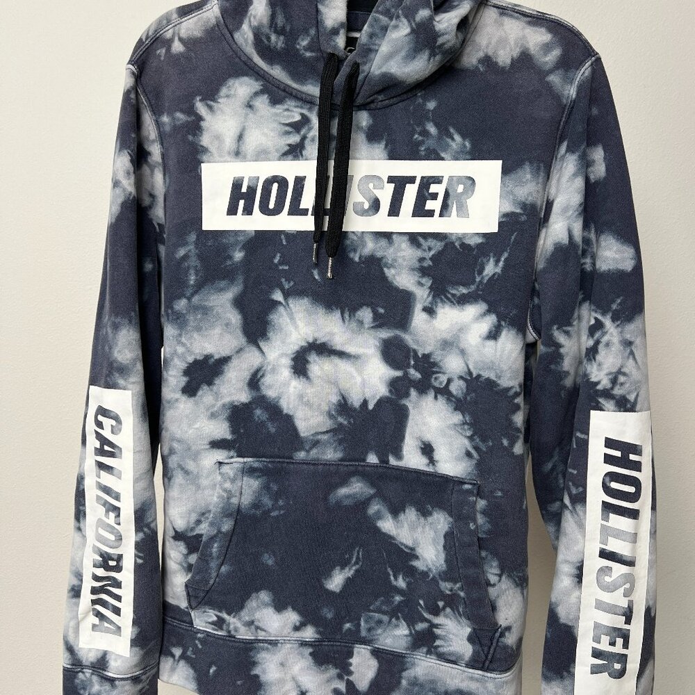 Men's Size Large Hollister California Tie-Dye Hoodie Pullover